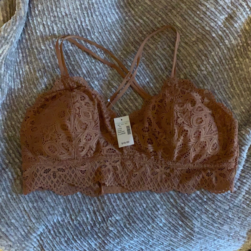 Maurices Terracotta color XL bralette never worn!